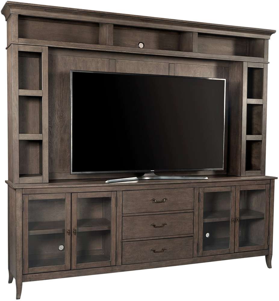 Emery Park - Blakely 97in Console & Hutch in Sable Brown Finish veiw 1
