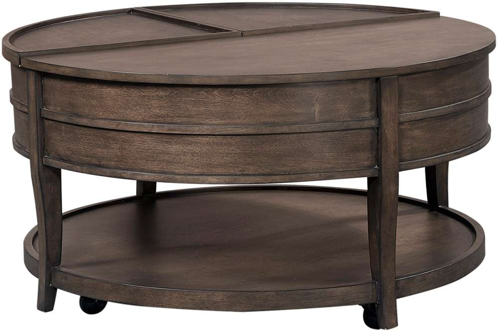 Emery Park - Blakely Lift Top Round Cocktail Table in Sable Brown Finish - I540-9100 veiw 1