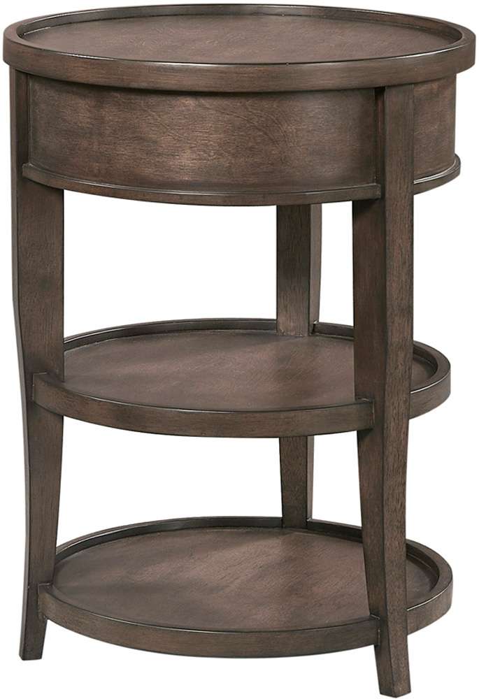 Emery Park - Blakely Round Chairside Table in Sable Brown Finish - I540-9130 veiw 1