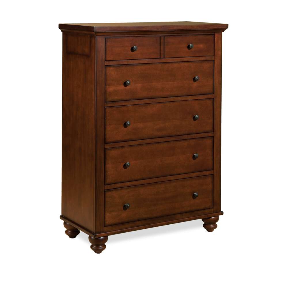 Emery Park  -  Cambridge Chest in Brown Cherry Finish  - ICB-456-BCH-5 veiw 1