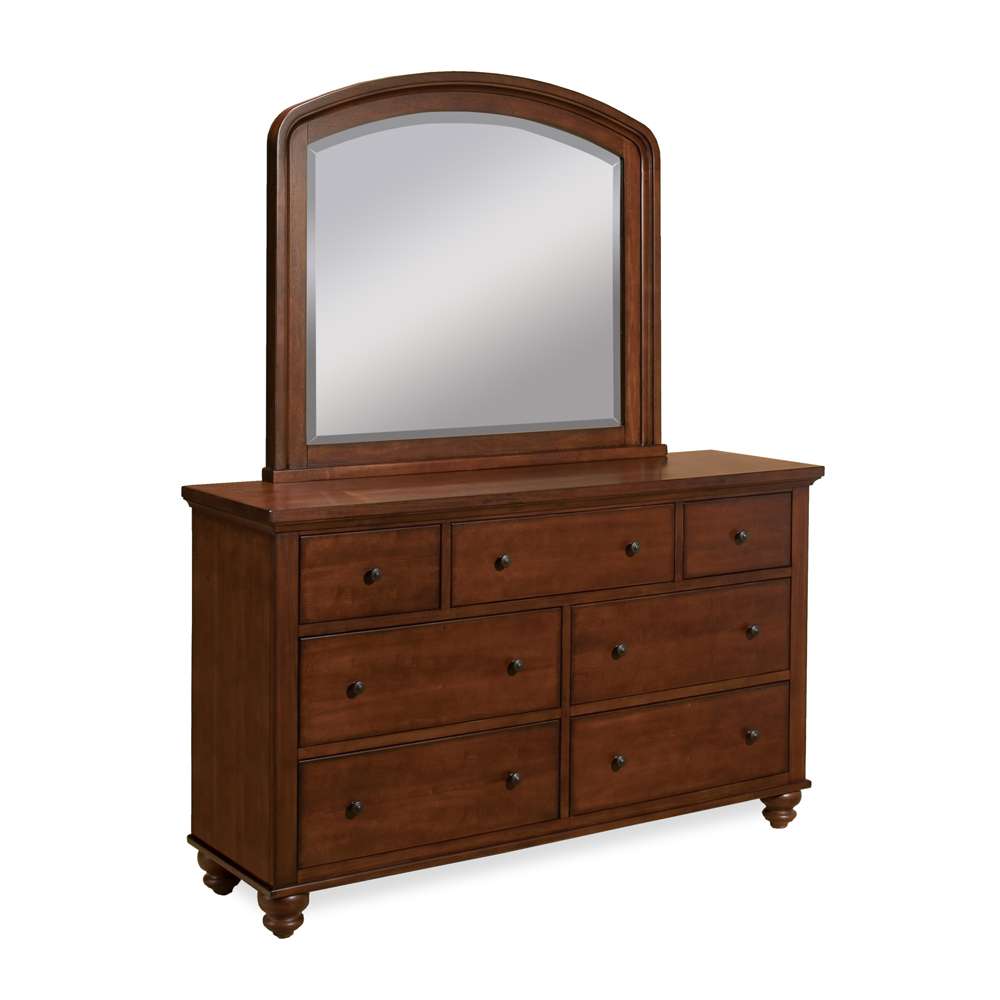 Emery Park  -  Cambridge Double Dresser in Brown Cherry Finish  - ICB-454-BCH-5 veiw 2