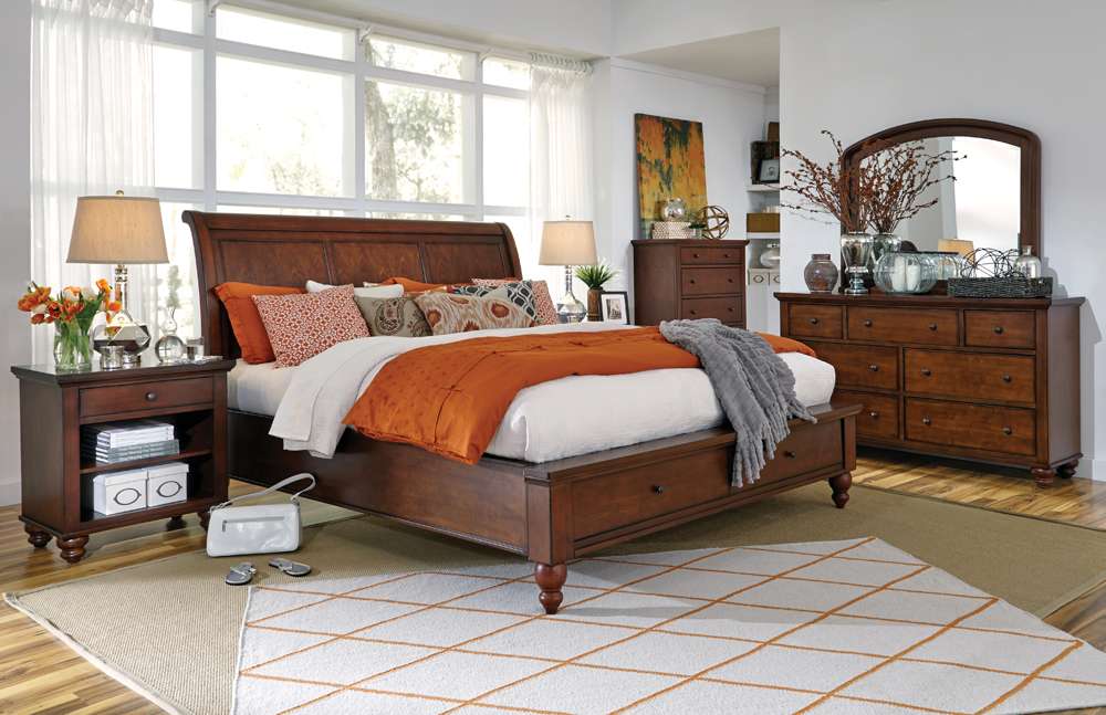 Emery Park - Cambridge Double Dresser Mirror in Brown Cherry Finish - ICB-462-BCH veiw 3