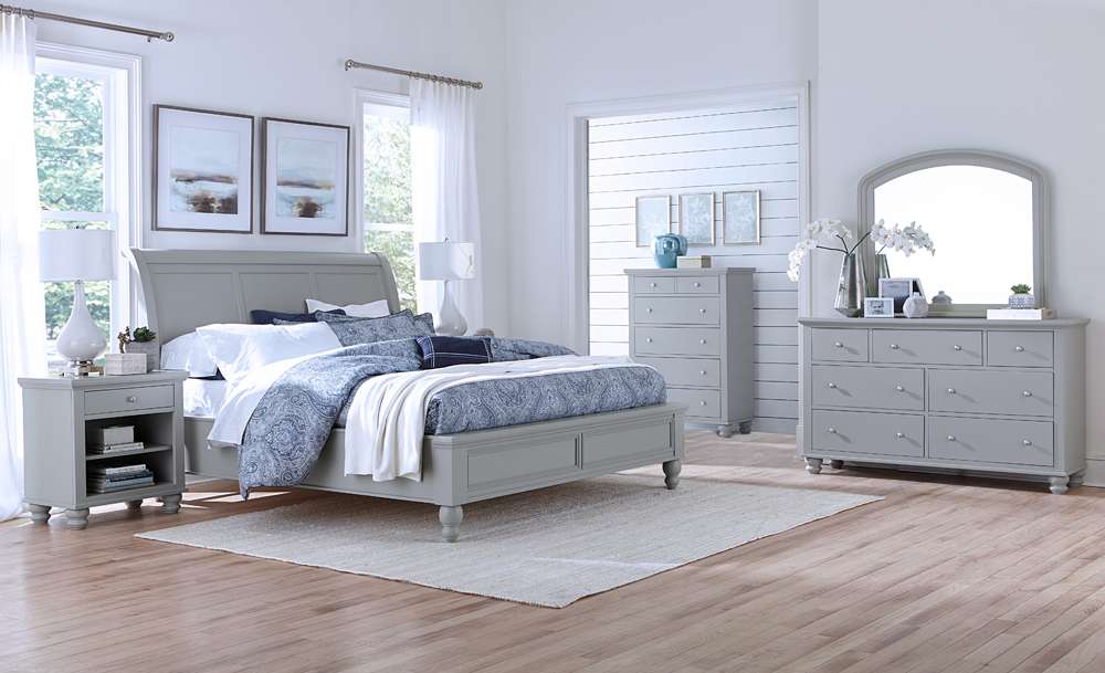 Emery Park - Cambridge Double Dresser Mirror in Light Gray Paint Finish - ICB-462-GRY veiw 3