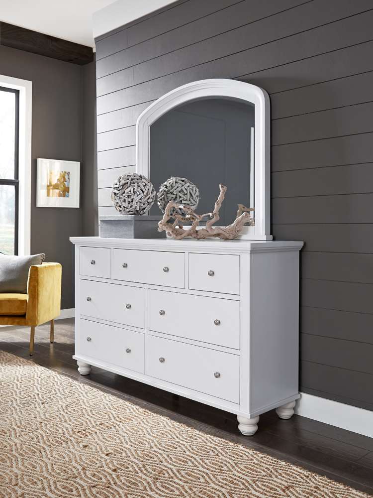 Emery Park - Cambridge Double Dresser Mirror in White Finish - ICB-462-WHT veiw 3