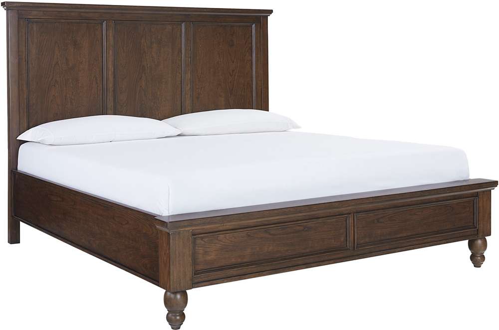 Emery Park - Cambridge King Non Storage Panel Bed in Classic Cherry Finish veiw 1