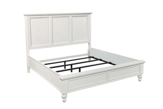 Emery Park - Cambridge King Panel Bed in White Finish veiw 2