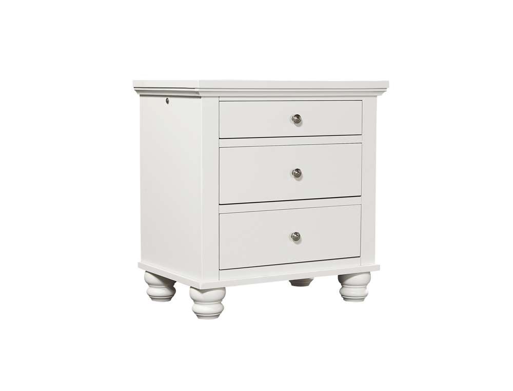 Emery Park  -  Cambridge Liv360 Nightstand in White Finish  - ICB-450-WHT-4 veiw 1