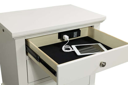 Emery Park  -  Cambridge Liv360 Nightstand in White Finish  - ICB-450-WHT-4 veiw 2