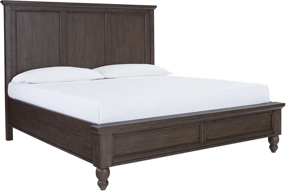 Emery Park - Cambridge Queen Non Storage Panel Bed in Cracked Pepper Finish veiw 1