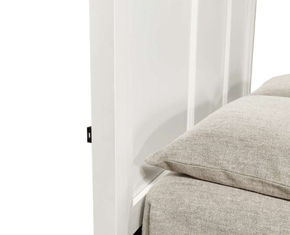 Emery Park - Cambridge Queen Panel Storage Bed in White Finish veiw 4