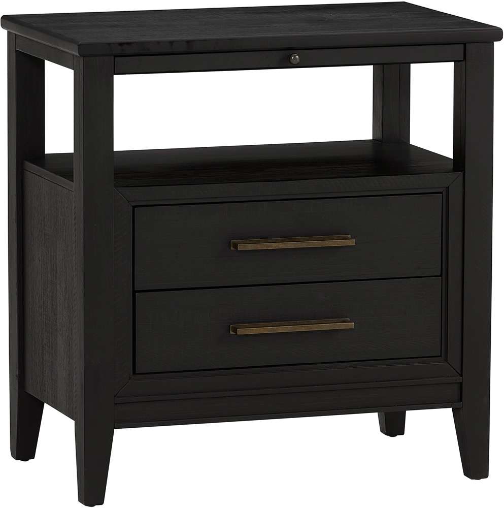Emery Park - Camden 2 Drawer Nightstand in Domino Finish - I631-450 veiw 1