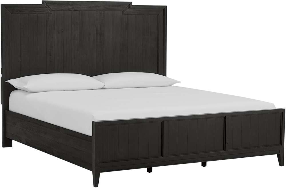 Emery Park - Camden Queen Non Storage Panel Bed in Domino Finish veiw 1