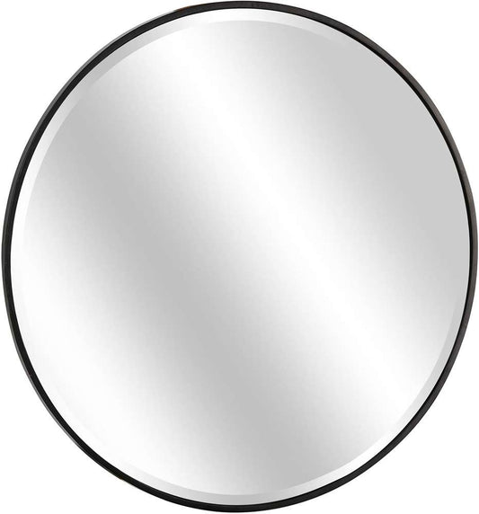 Emery Park - Camden Round Mirror in Domino Finish - I631-464 veiw 1