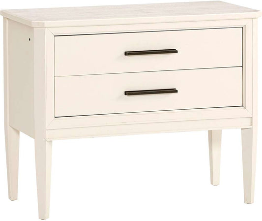 Emery Park - Camden White Liv360 Nightstand in Domino Finish - I631-449 veiw 1