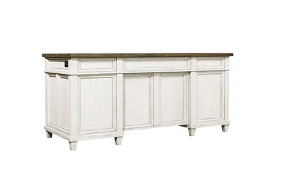 Emery Park - Caraway 66in Executive Desk in Aged Ivory Finish - I248-303-1 view 2