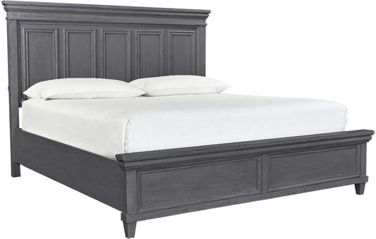 Emery Park - Caraway Cal King Non Storage Panel Bed in Aged Slate Finish veiw 1