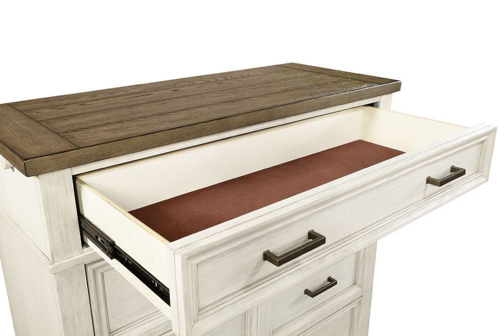 Emery Park  -  Caraway Chest in Aged Ivory Finish  - I248-456-2 veiw 3