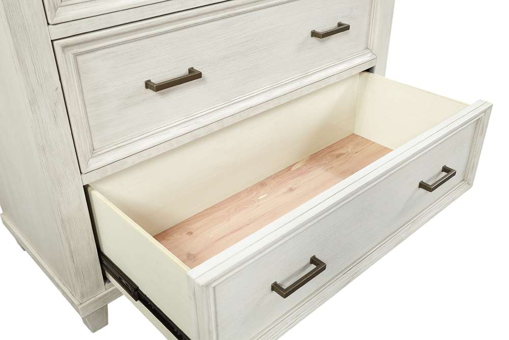 Emery Park  -  Caraway Chest in Aged Ivory Finish  - I248-456-2 veiw 4