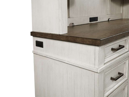 Emery Park - Caraway Credenza Desk in Aged Ivory Finish - I248-316-1 veiw 2