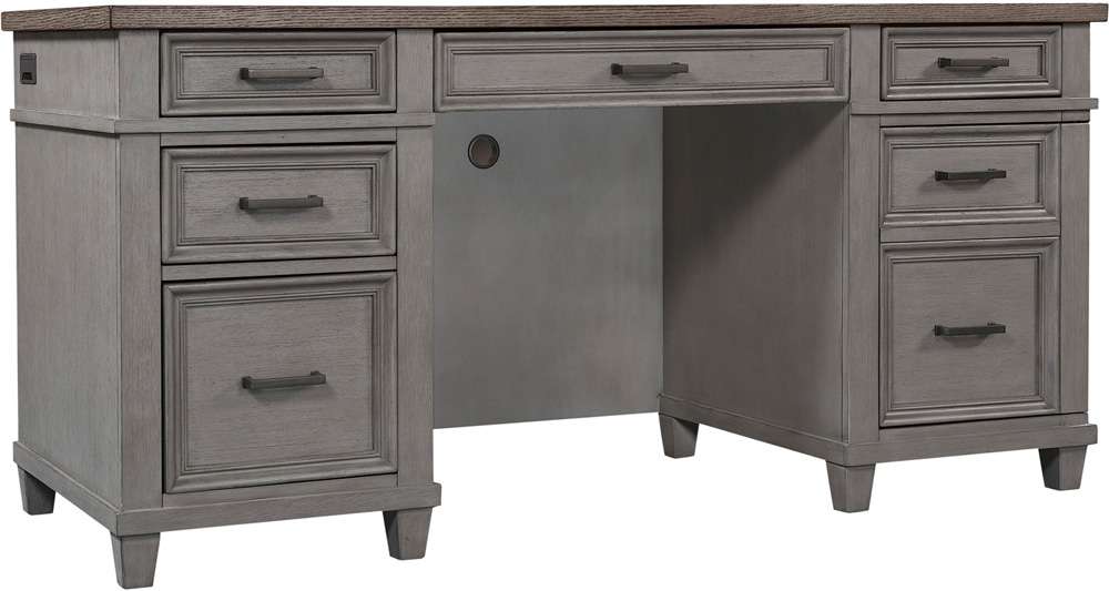 Emery Park - Caraway Credenza Desk in Aged Slate Finish - I248-316-SLT-1 veiw 1
