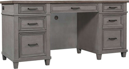 Emery Park - Caraway Credenza Desk in Aged Slate Finish - I248-316-SLT-1 veiw 1