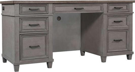 Emery Park - Caraway Credenza Desk in Aged Slate Finish - I248-316-SLT-1 veiw 1