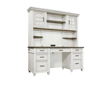 Emery Park - Caraway Credenza & Hutch in Aged Ivory Finish veiw 1