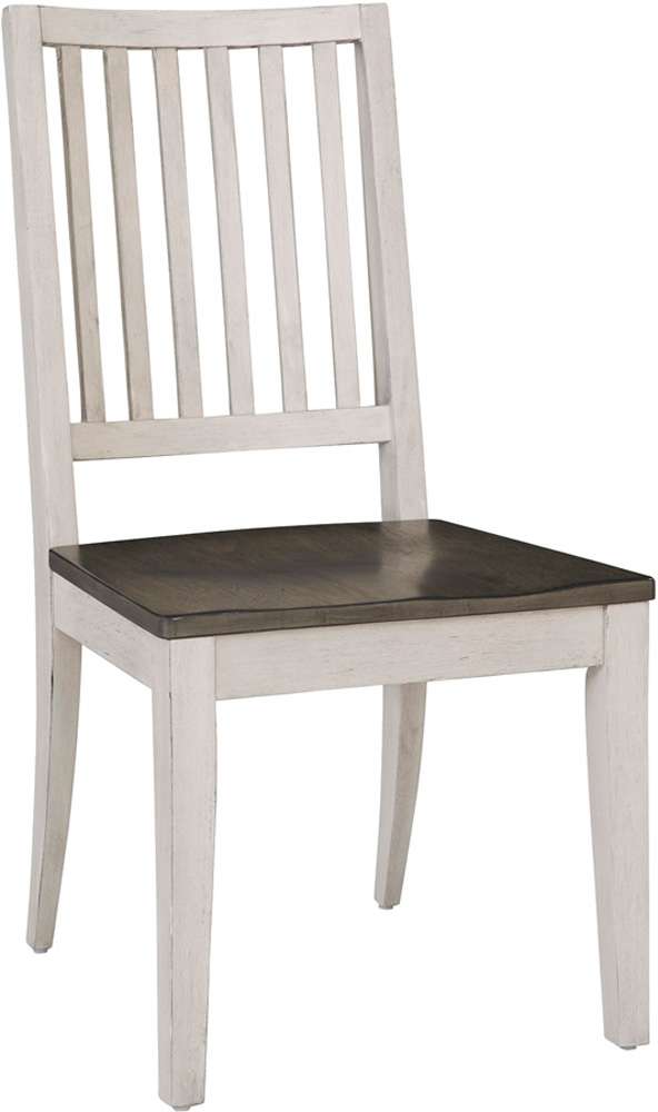 Emery Park - Caraway Dining Side Chair w/ Wood Seat in Aged Ivory Finish (Set of 2) - I248-6640S veiw 1