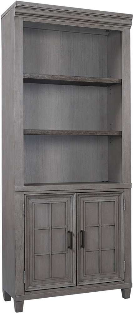 Emery Park - Caraway Door Bookcase in Aged Slate Finish - I248-332-SLT-1 view 1