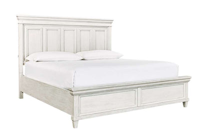 Emery Park - Caraway King Panel Bed in Aged Ivory Finish veiw 1