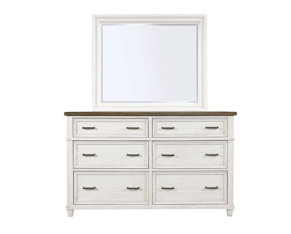 Emery Park - Caraway Landscape Mirror in Aged Ivory Finish - I248-462-1 veiw 2