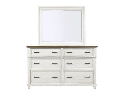 Emery Park - Caraway Landscape Mirror in Aged Ivory Finish - I248-462-1 veiw 2