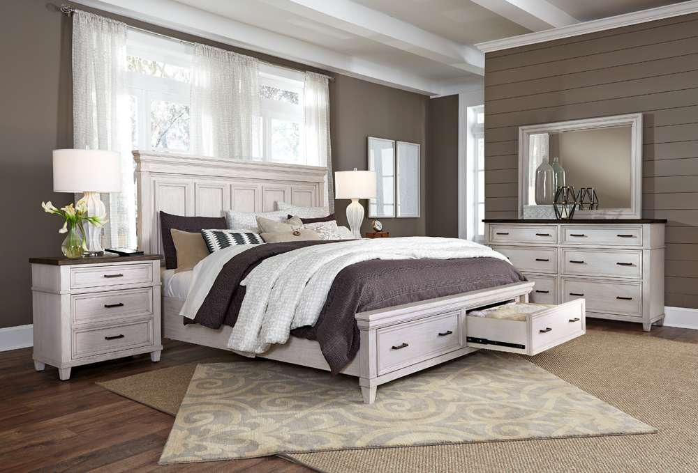 Emery Park - Caraway Landscape Mirror in Aged Ivory Finish - I248-462-1 veiw 4