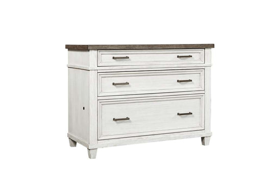 Emery Park - Caraway Lateral File in Aged Ivory Finish - I248-378-1 veiw 1