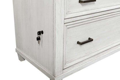 Emery Park - Caraway Lateral File in Aged Ivory Finish - I248-378-1 veiw 3