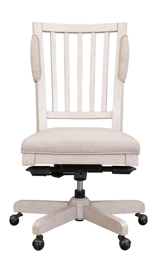Emery Park - Caraway Office Chair in Aged Ivory Finish - I248-366-1 veiw 2
