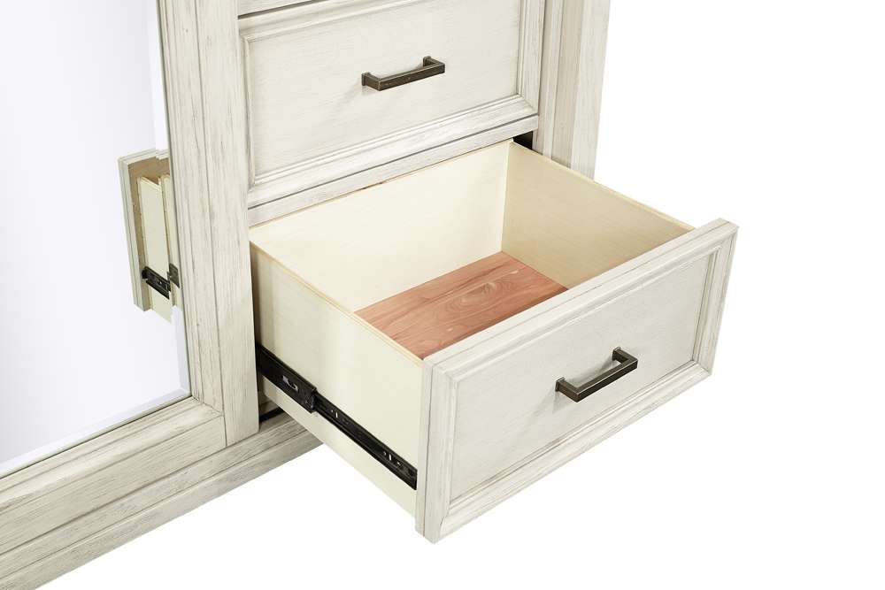 Emery Park  -  Caraway Sliding Door Chest in Aged Ivory Finish  - I248-457-2 veiw 5