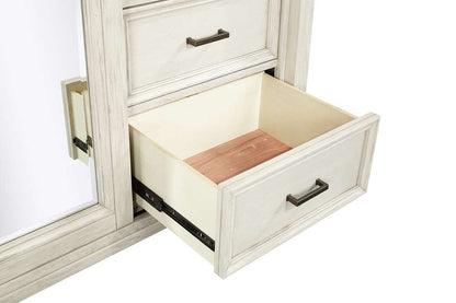 Emery Park  -  Caraway Sliding Door Chest in Aged Ivory Finish  - I248-457-2 veiw 5