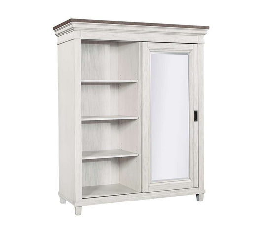 Emery Park - Caraway Sliding Door Chest in Aged Ivory Finish - I248-457-2 view 2