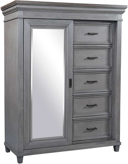 Emery Park - Caraway Sliding Door Chest in Aged Slate Finish - I248-457-SLT-2 view 1