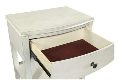 Emery Park - Charlotte 1 Drawer NS in Pebble White Finish - I218-451N-WHT-1 veiw 2