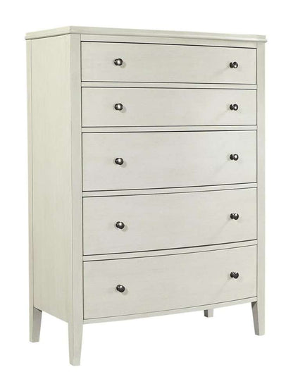 Emery Park - Charlotte Chest in Pebble White Finish - I218-456-WHT-1 veiw 1
