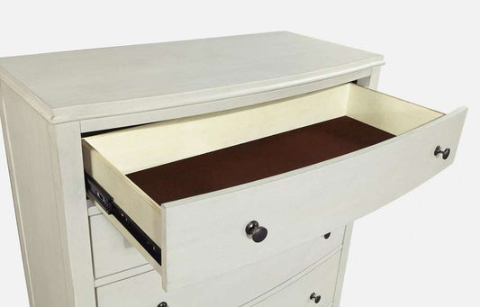 Emery Park - Charlotte Chest in Pebble White Finish - I218-456-WHT-1 veiw 2