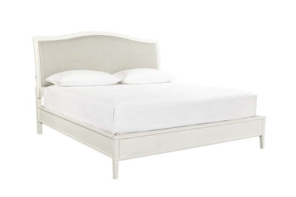 Emery Park - Charlotte King Upholstered Bed in White Finish veiw 1