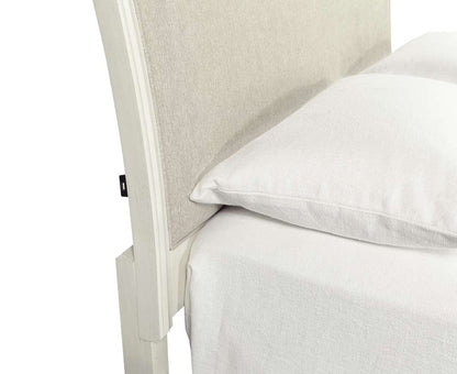 Emery Park - Charlotte King Upholstered Bed in White Finish veiw 2