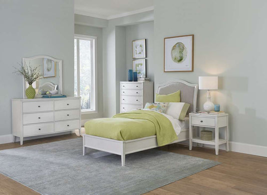Emery Park - Charlotte Landscape Mirror in White Finish - I218-462-WHT view 2