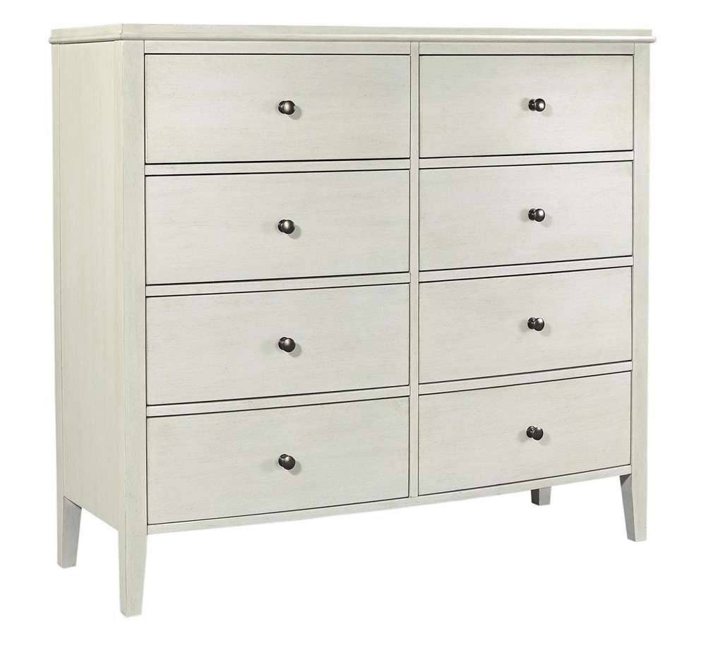Emery Park - Charlotte Tall Chesser in Pebble White Finish - I218-489-WHT-1 veiw 1