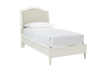 Emery Park - Charlotte Twin Upholstered Bed in White Finish veiw 1