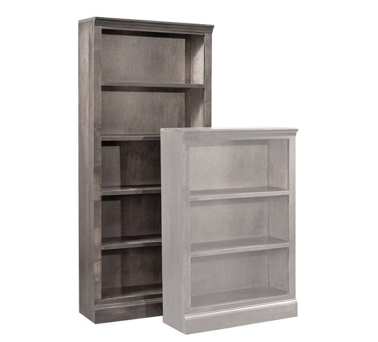 Emery Park - Churchill 72in Bookcase w/ 4 fixed shelves in Smokey Grey Finish - DR3472-GRY view 1