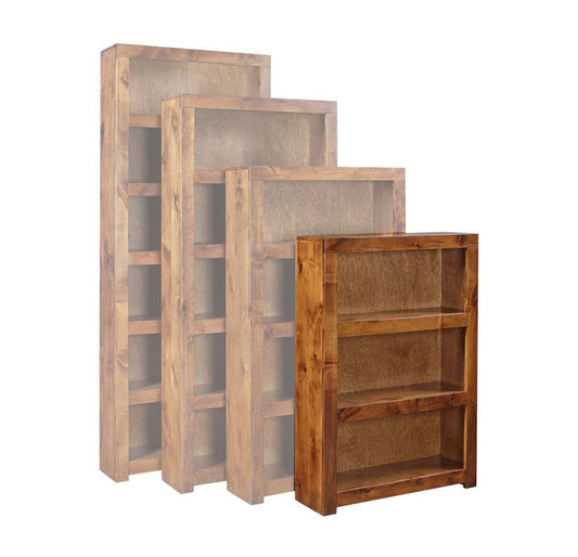 Emery Park - Contemporary Alder 48in Bookcase in Fruitwood Finish - DL3448-FRT veiw 1